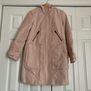 Pale pink winter coat from Boden, Size 4